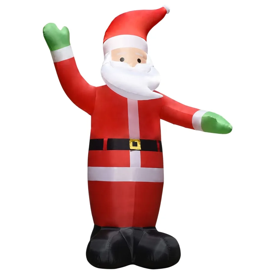 Père Noël gonflable avec LED Décoration de Noël IP44 3 m - 3