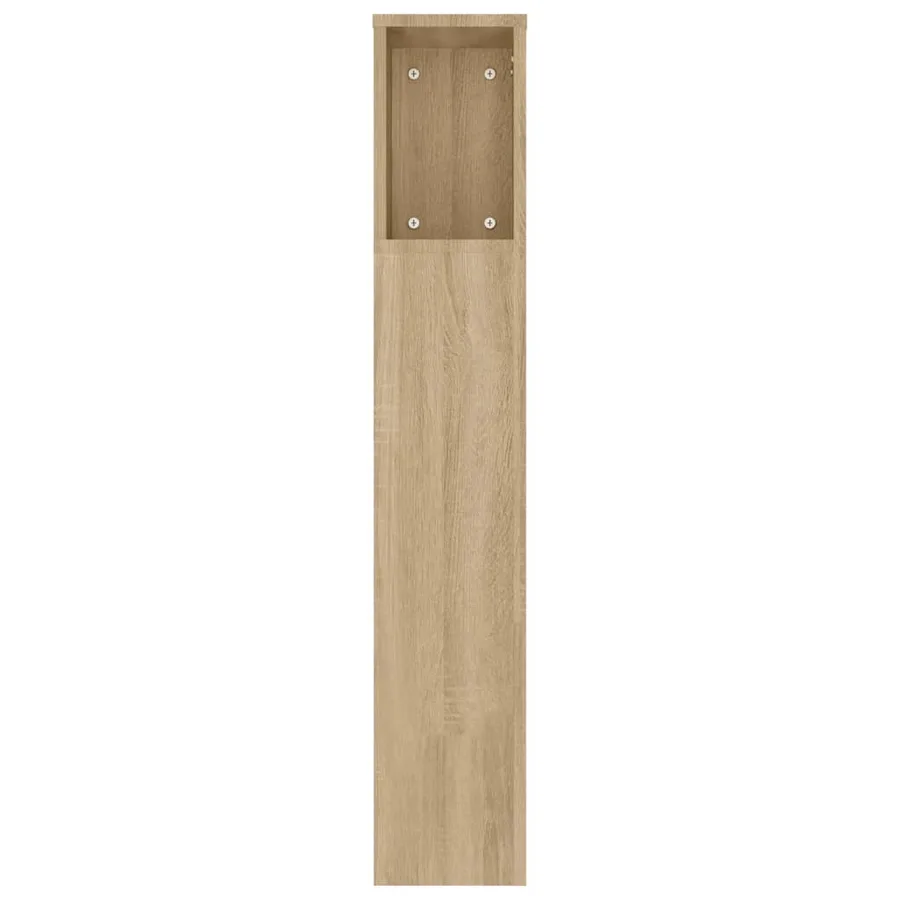 Armoire de tête de lit Chêne sonoma 180x18,5x104,5 cm - 5