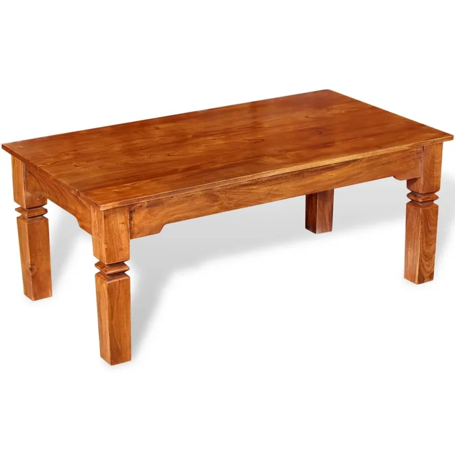 Table basse Bois massif 110 x 60 x 45 cm - 2