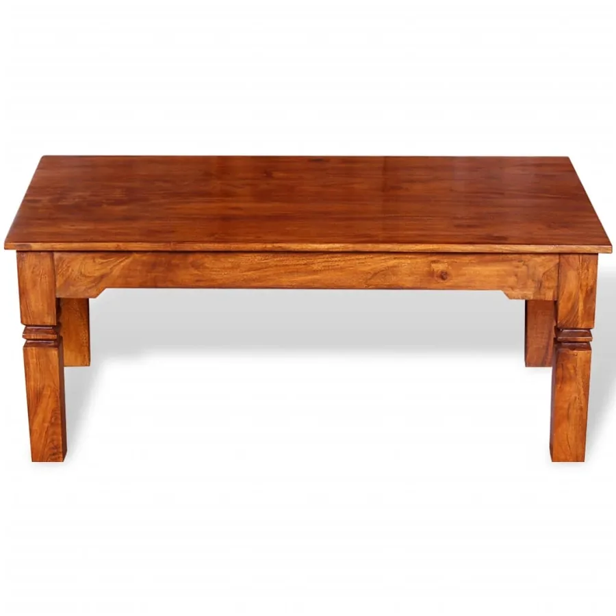 Table basse Bois massif 110 x 60 x 45 cm - 6