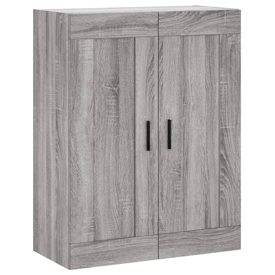 Buffet haut Sonoma gris 69,5x34x180 cm Bois d'ingénierie - 5