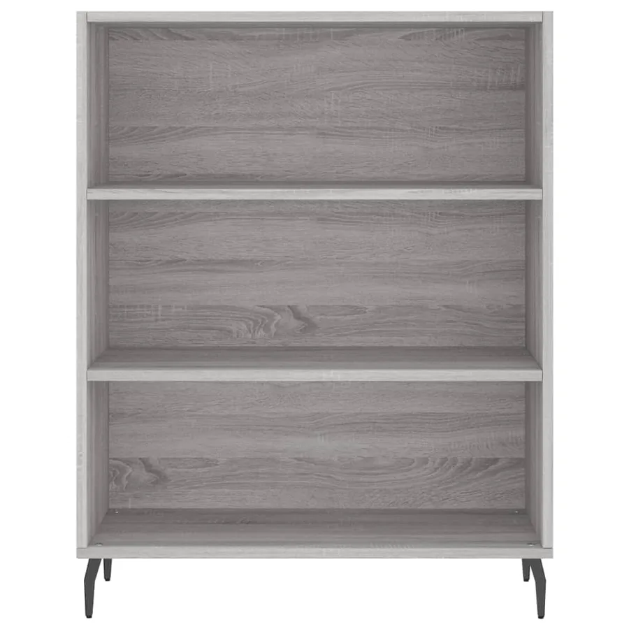 Buffet haut Sonoma gris 69,5x34x180 cm Bois d'ingénierie - 8