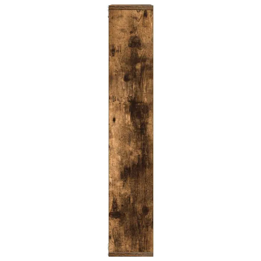 Étagère murale Chêne fumé 36x16x90 cm Bois d'ingénierie - 6