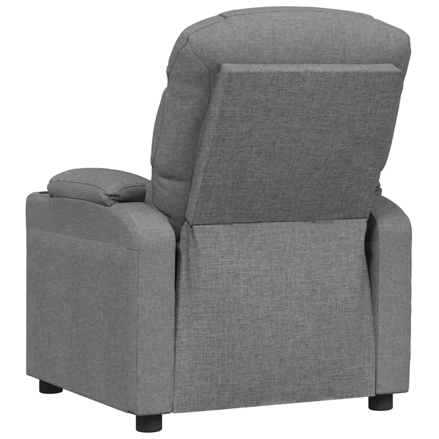 Fauteuil inclinable Gris clair Tissu - 5