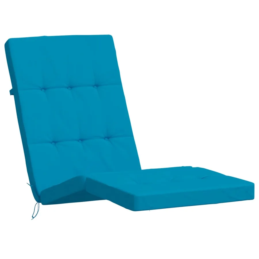 Coussins de chaise longue lot de 2 bleu clair tissu oxford - 4