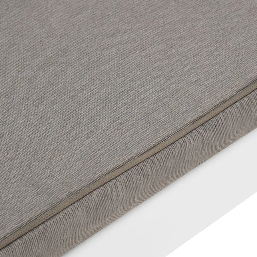 Banc de salon de jardin avec coussin Plastique Blanc - 5