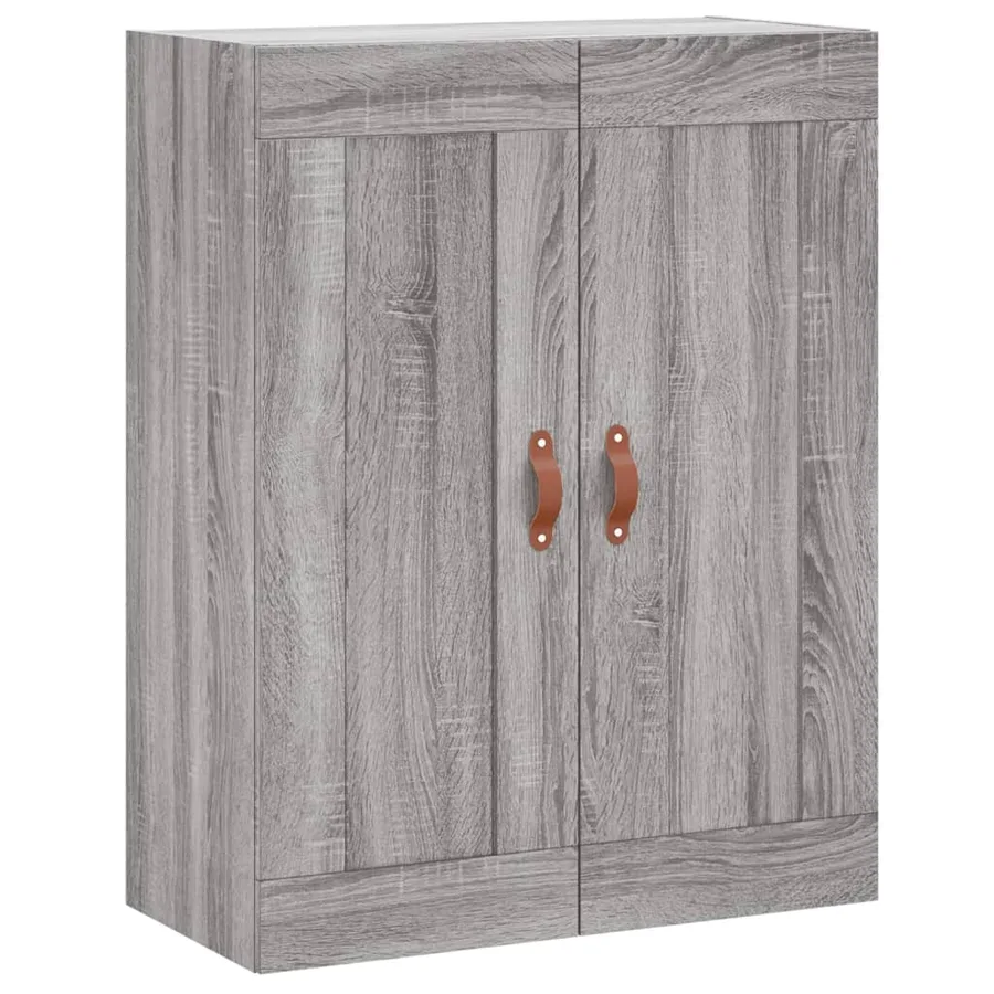 Buffet haut Sonoma gris 69,5x34x180 cm Bois d'ingénierie - 5
