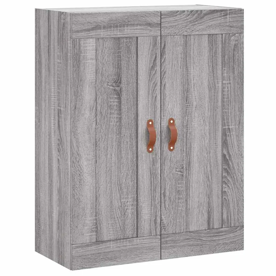 Armoire murale sonoma gris 69,5x34x90 cm bois d'ingénierie - 2