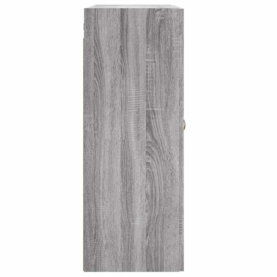 Armoire murale sonoma gris 69,5x34x90 cm bois d'ingénierie - 8