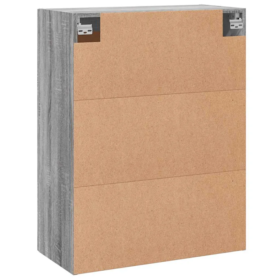 Armoire murale sonoma gris 69,5x34x90 cm bois d'ingénierie - 9