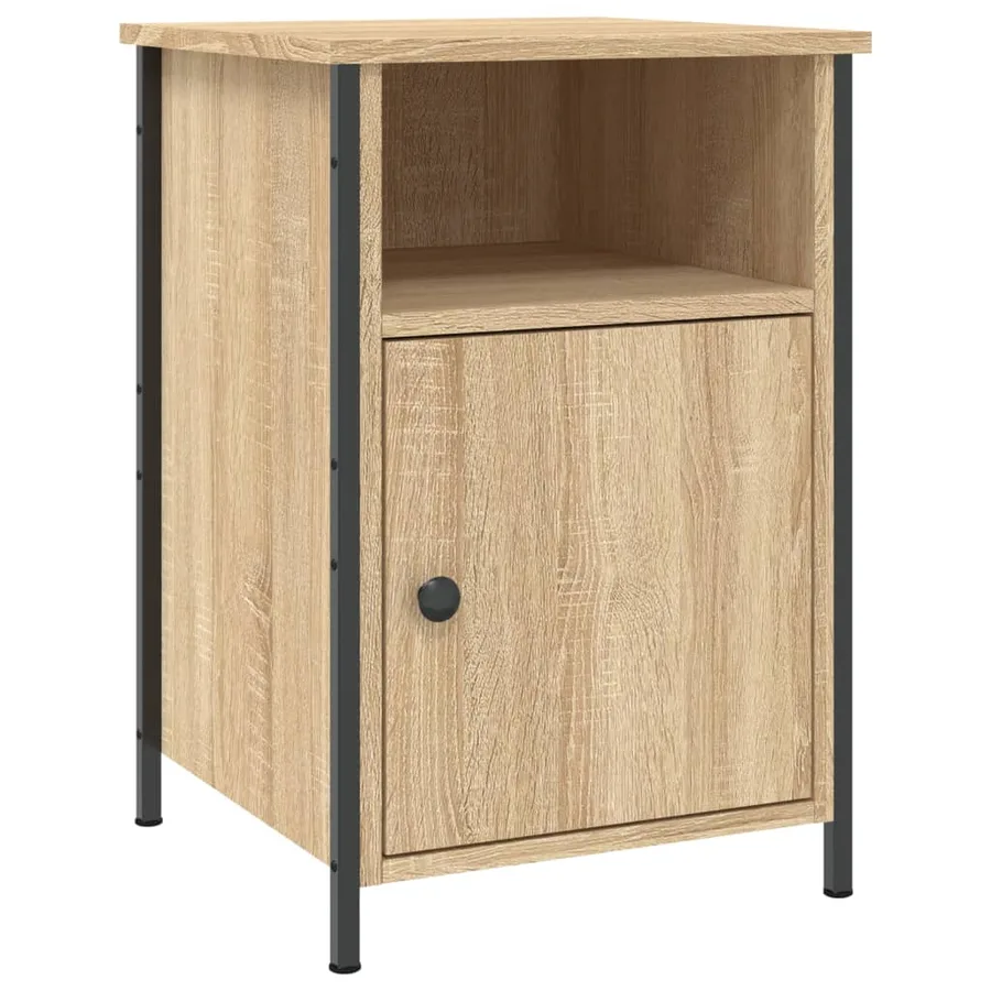 Table de chevet chêne sonoma 40x42x60 cm bois d'ingénierie - 2