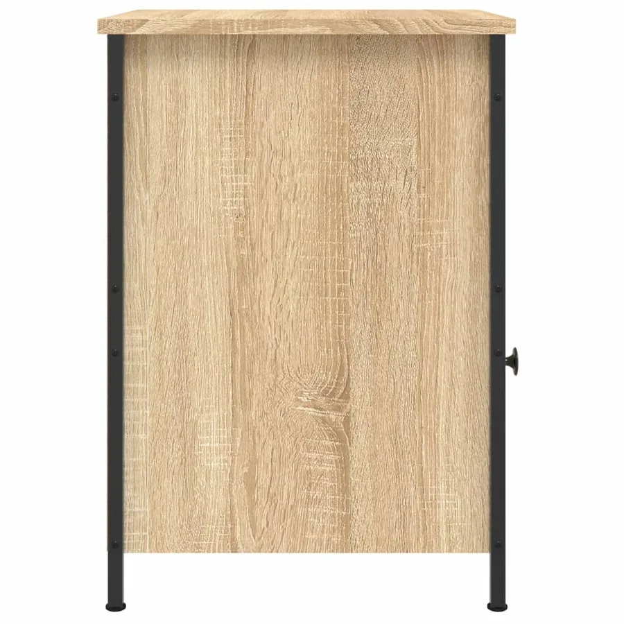 Table de chevet chêne sonoma 40x42x60 cm bois d'ingénierie - 7