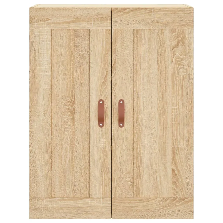 Buffet haut Chêne sonoma 69,5x34x180 cm Bois d'ingénierie - 5