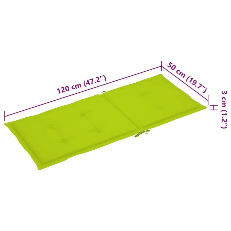 Chaises inclinables de jardin et coussins lot de 8 Gris Acacia - 12