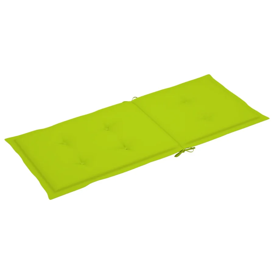 Chaises inclinables de jardin et coussins lot de 8 Gris Acacia - 9
