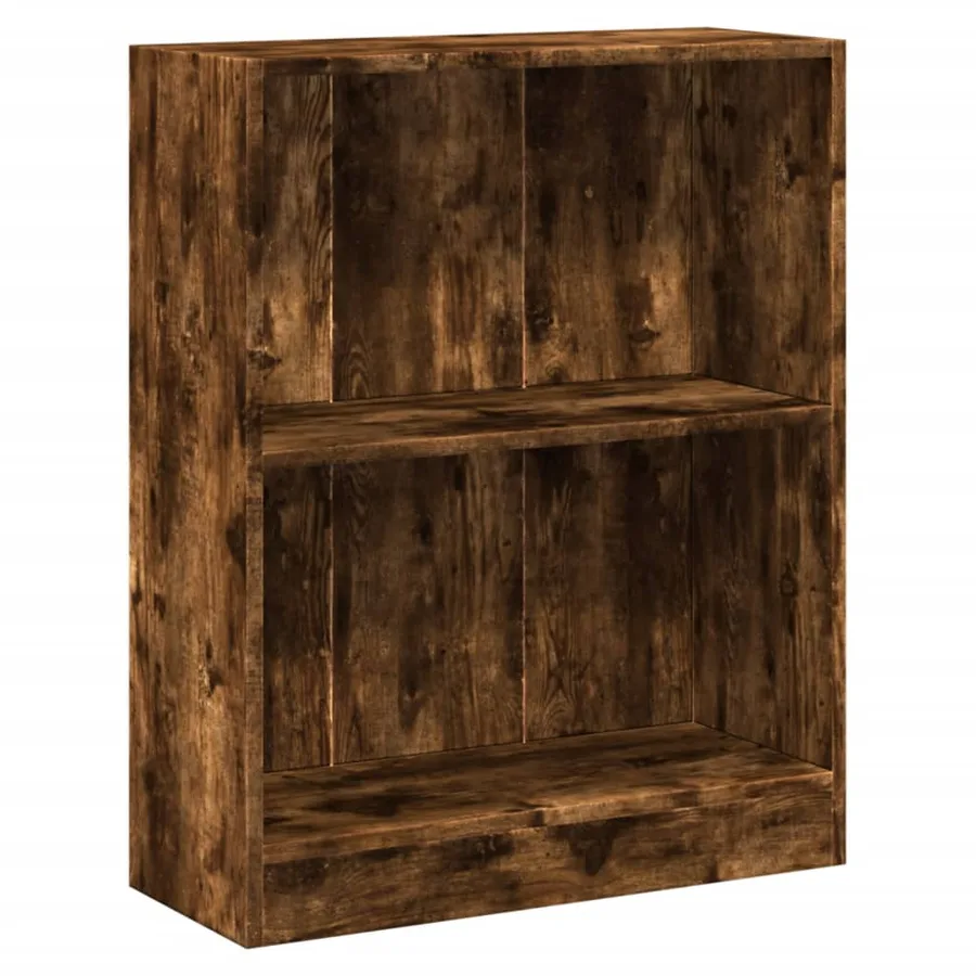 Bibliothèque Chêne fumé 60x24x76 cm Bois d'ingénierie - 2