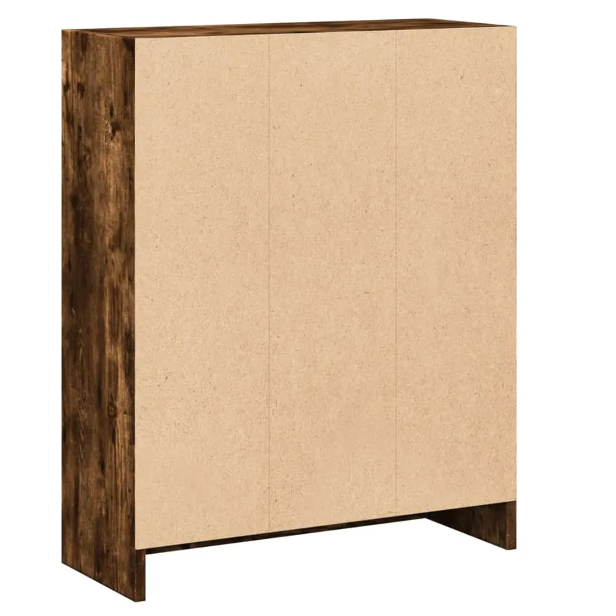 Bibliothèque Chêne fumé 60x24x76 cm Bois d'ingénierie - 5