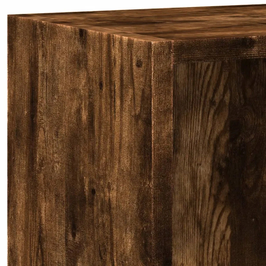 Bibliothèque Chêne fumé 60x24x76 cm Bois d'ingénierie - 7