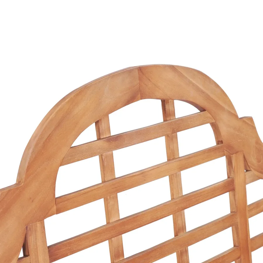 Banc de jardin 127x58,5x92,5 cm Bois massif de teck - 6