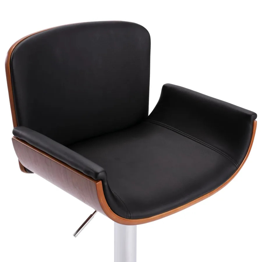 Tabouret de bar Noir Similicuir - 6