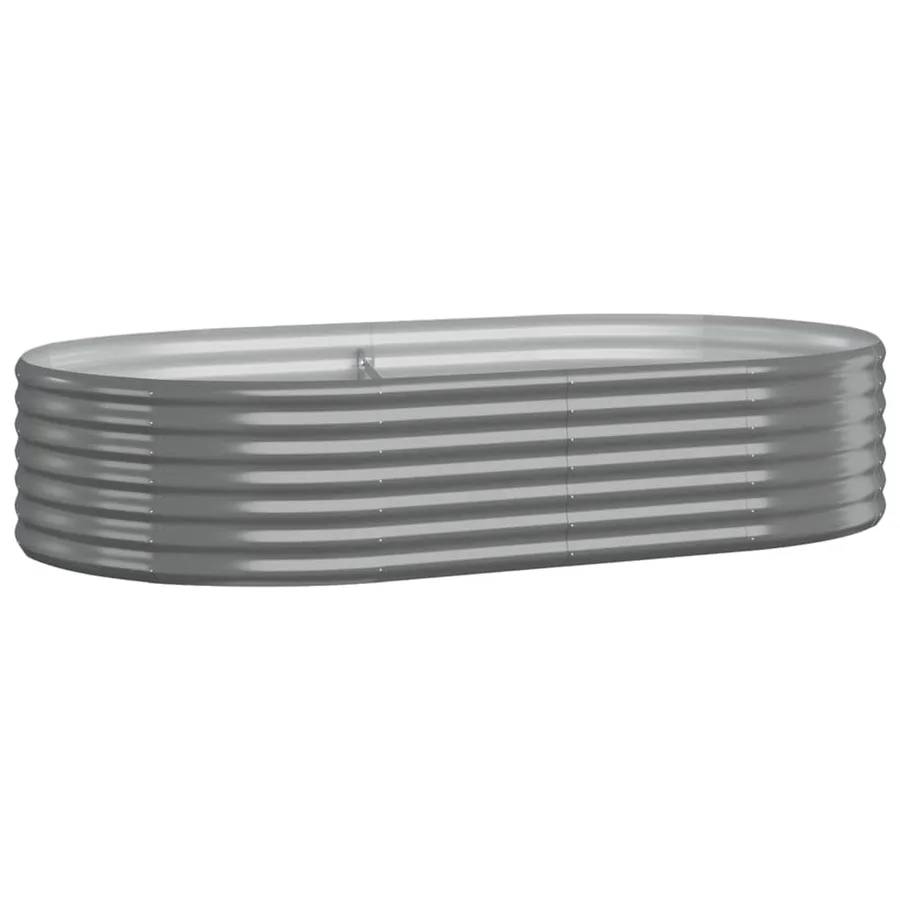 Lit surélevé de jardin Acier galvanisé 175x100x36cm gris - 2