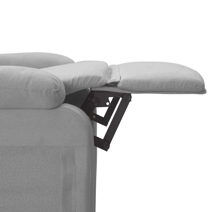 Fauteuil électrique de massage Gris clair Tissu - 7