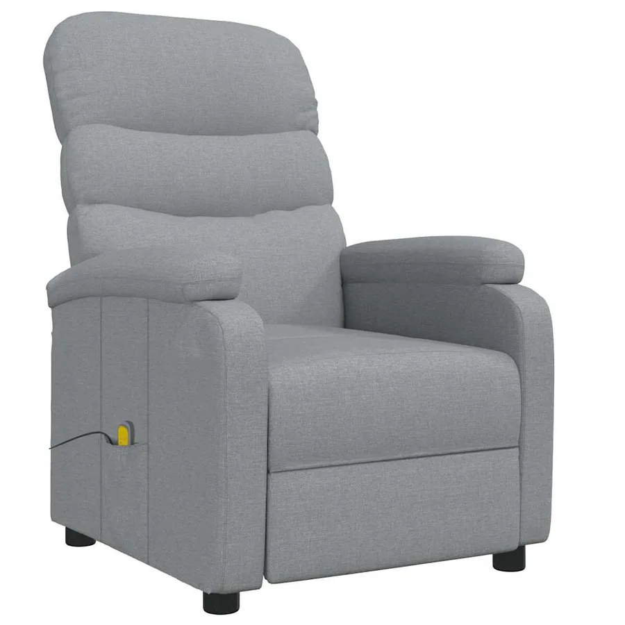 Fauteuil de massage Gris clair Tissu - 2