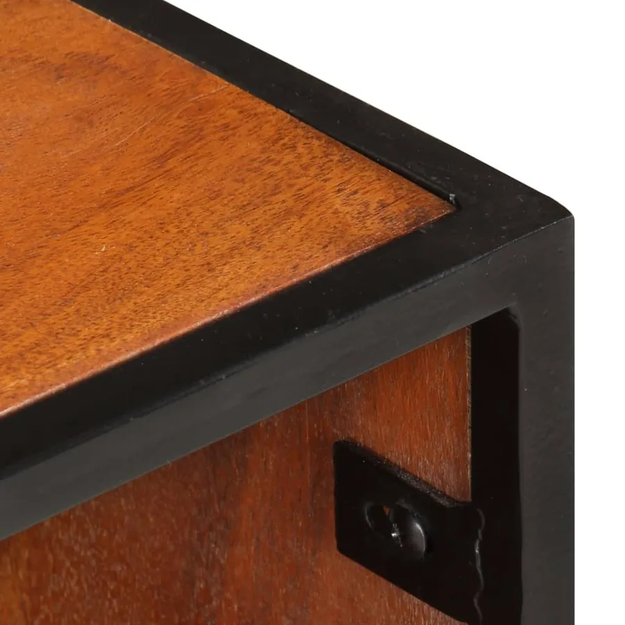 Table de chevet 40x30x50 cm Bois d'acacia massif - 5