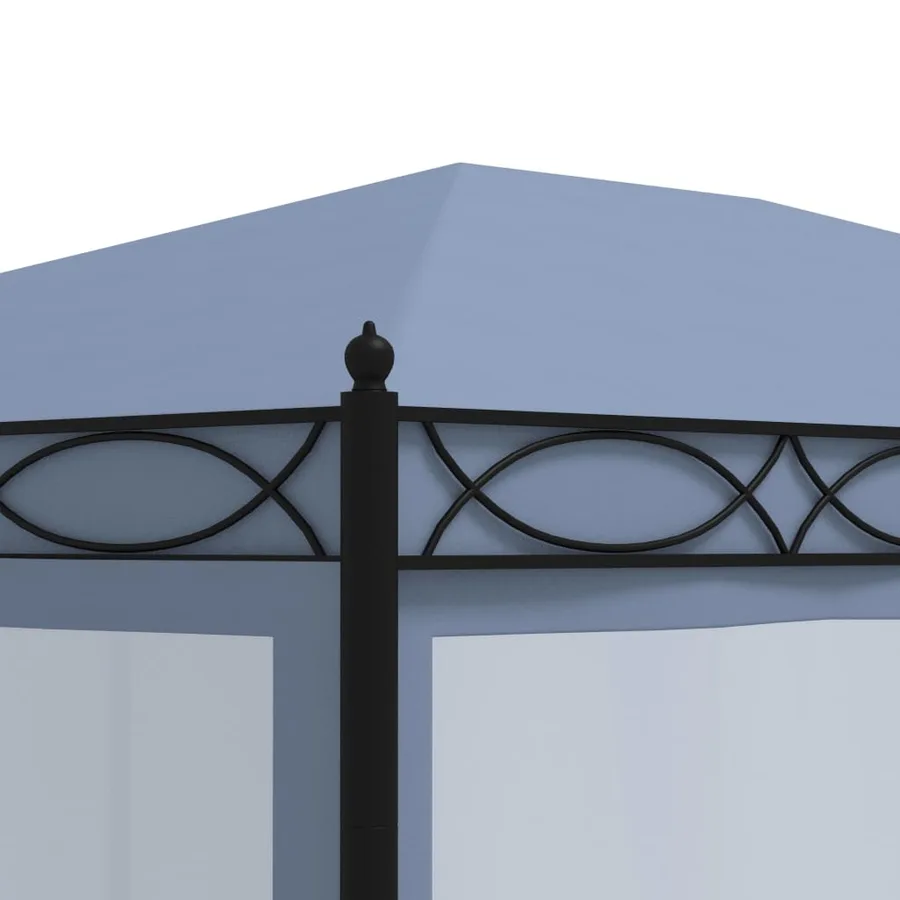 Tonnelle avec moustiquaire 3x4 m Anthracite Acier - 5