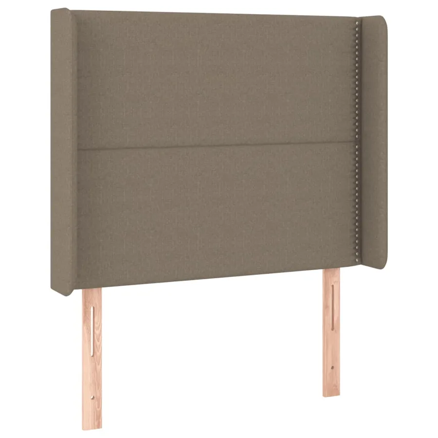 Tête de lit à LED Taupe 103x16x118/128 cm Tissu - 3
