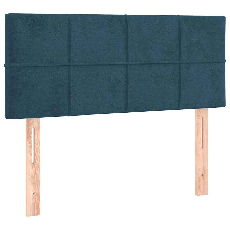 Tête de lit Bleu foncé 80x5x78/88 cm Velours - 2