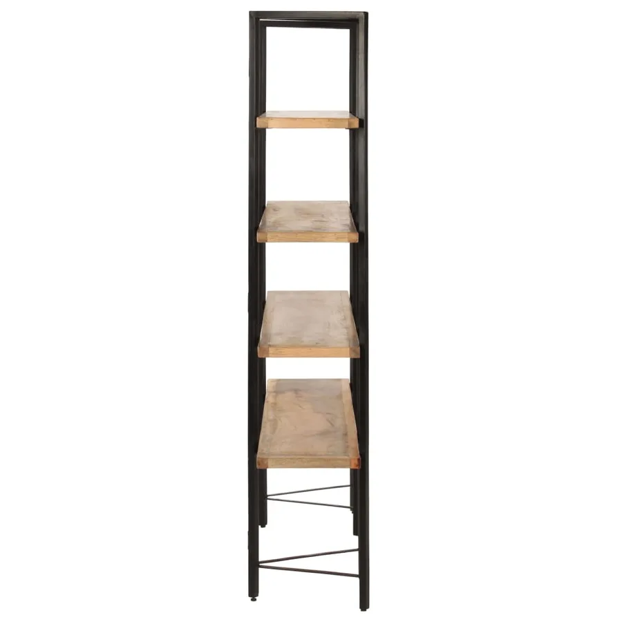 Bibliothèque à 4 niveaux 160x35x160 cm Bois de manguier massif - 3