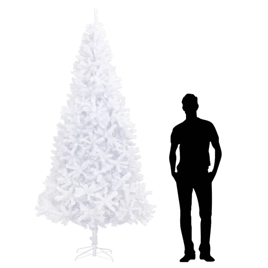 Sapin de Noël artificiel 300 cm Blanc