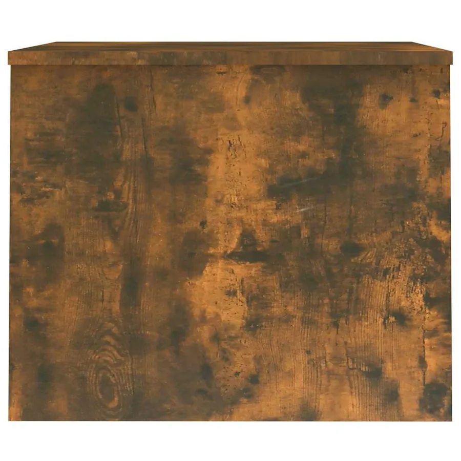 Table basse Chêne fumé 80x50,5x41,5 cm Bois d'ingénierie - 5