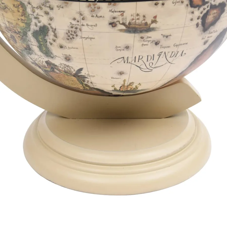 Support de vin globe de dessus de table Bois d'eucalyptus Blanc - 7