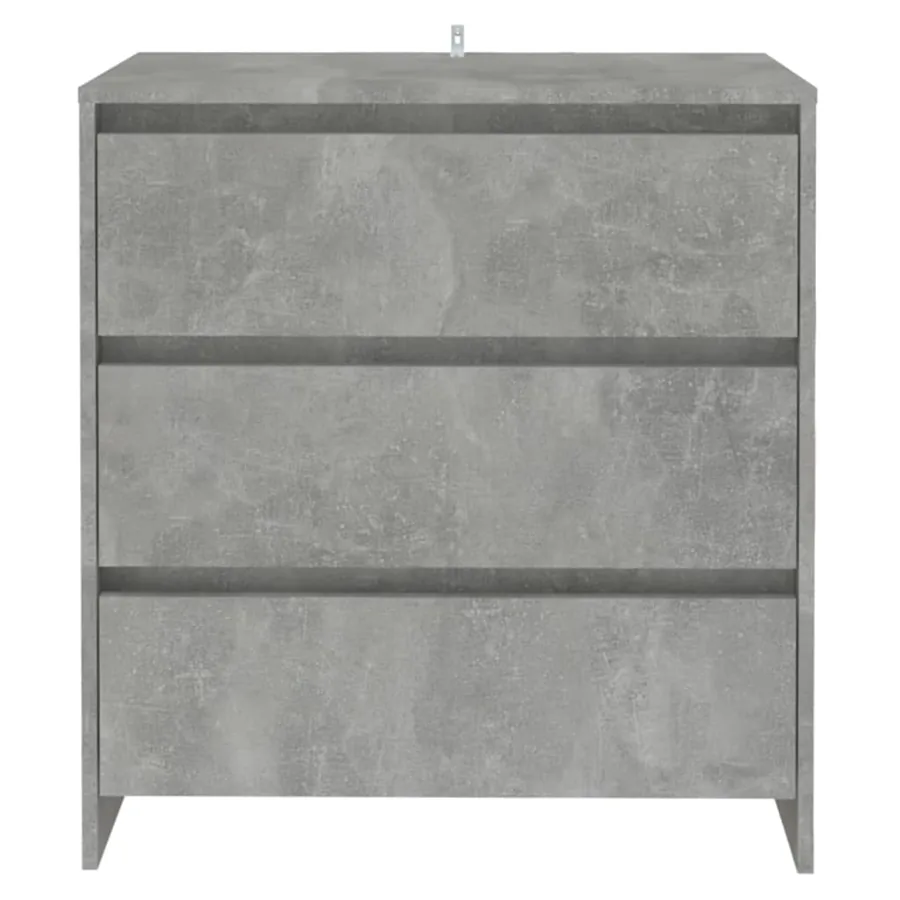 Buffet Gris béton 70x41x75 cm Bois d'ingénierie - 3