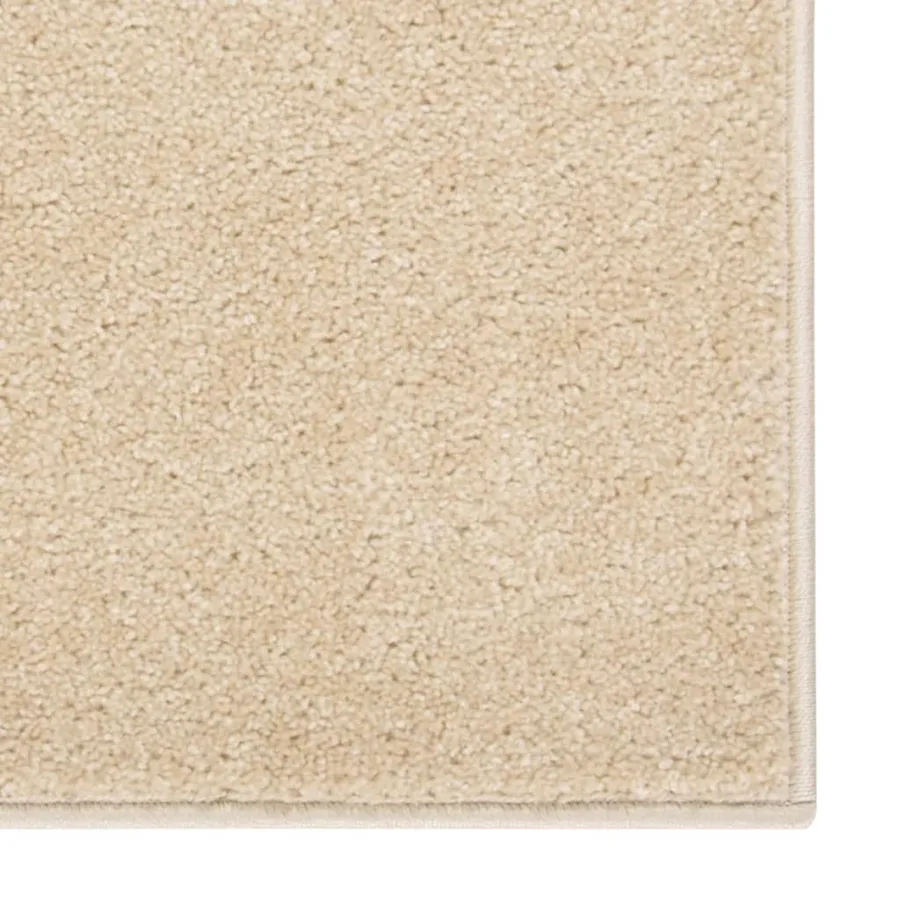 Tapis à poils courts 160x230 cm Beige - 4