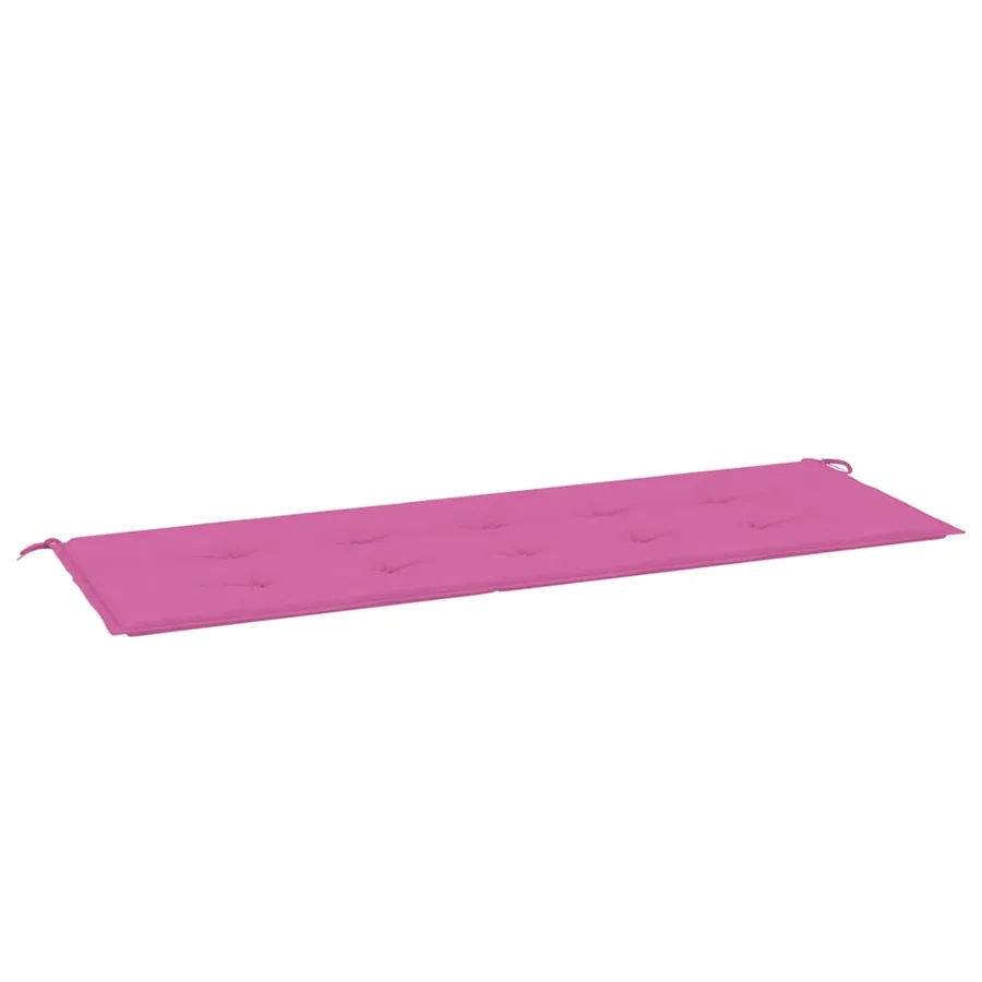 Coussin de banc de jardin rose 150x50x3 cm tissu oxford - 2
