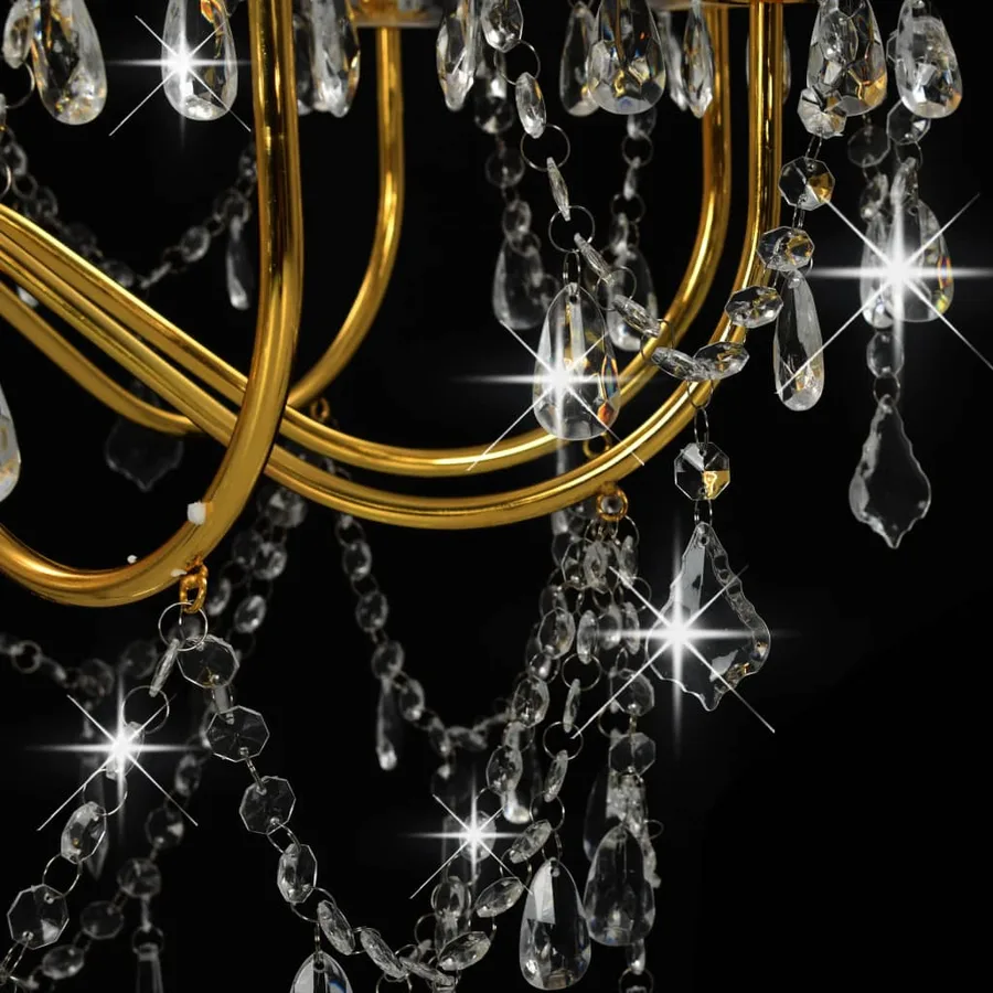 Lustre 2 couches Doré 15 ampoules E14 - 7