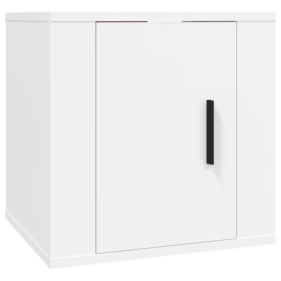 Ensemble de meubles TV 3 pcs Blanc Bois d'ingénierie - 6