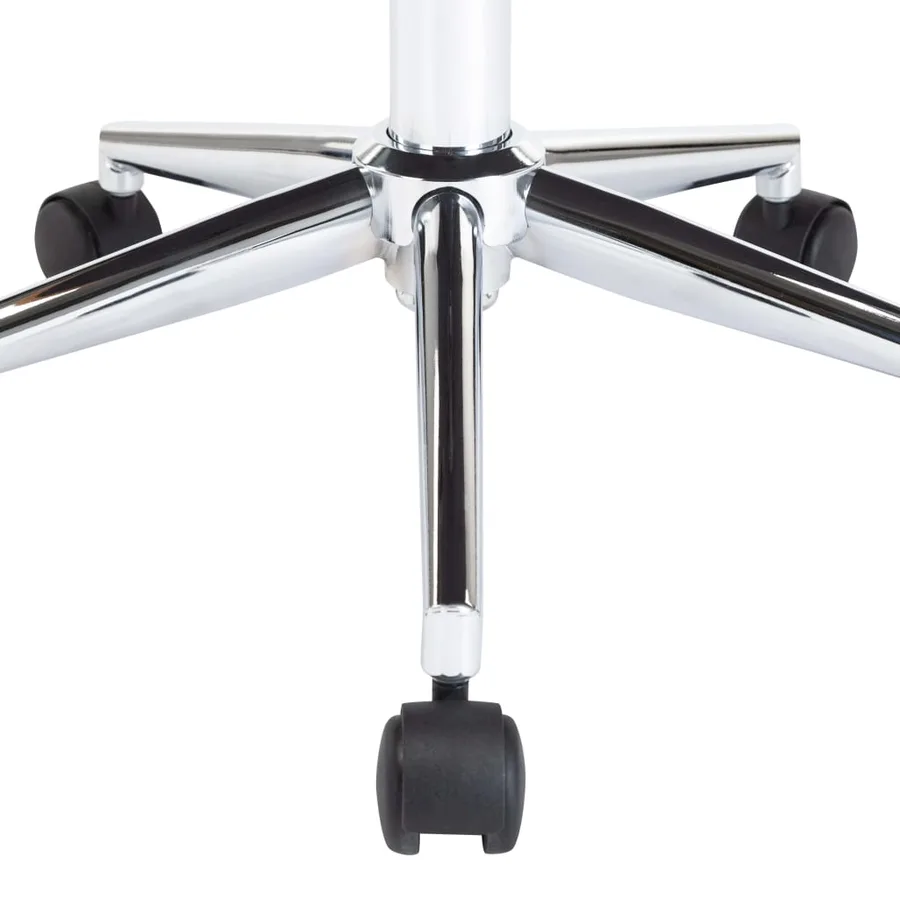 Chaise pivotante à manger Gris Bois courbé et tissu - 7