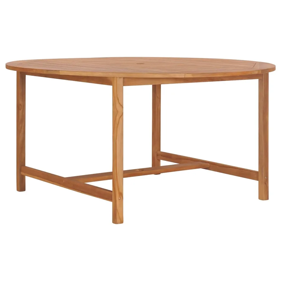 Table de jardin 150x76 cm Bois de teck solide - 2