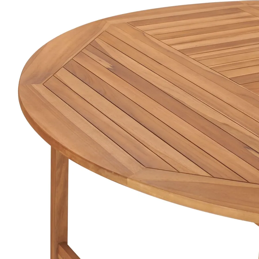 Table de jardin 150x76 cm Bois de teck solide - 5
