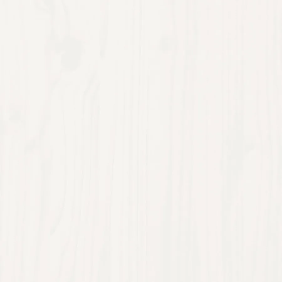 Composteur Blanc 63,5x63,5x77,5 cm Bois massif de pin - 9
