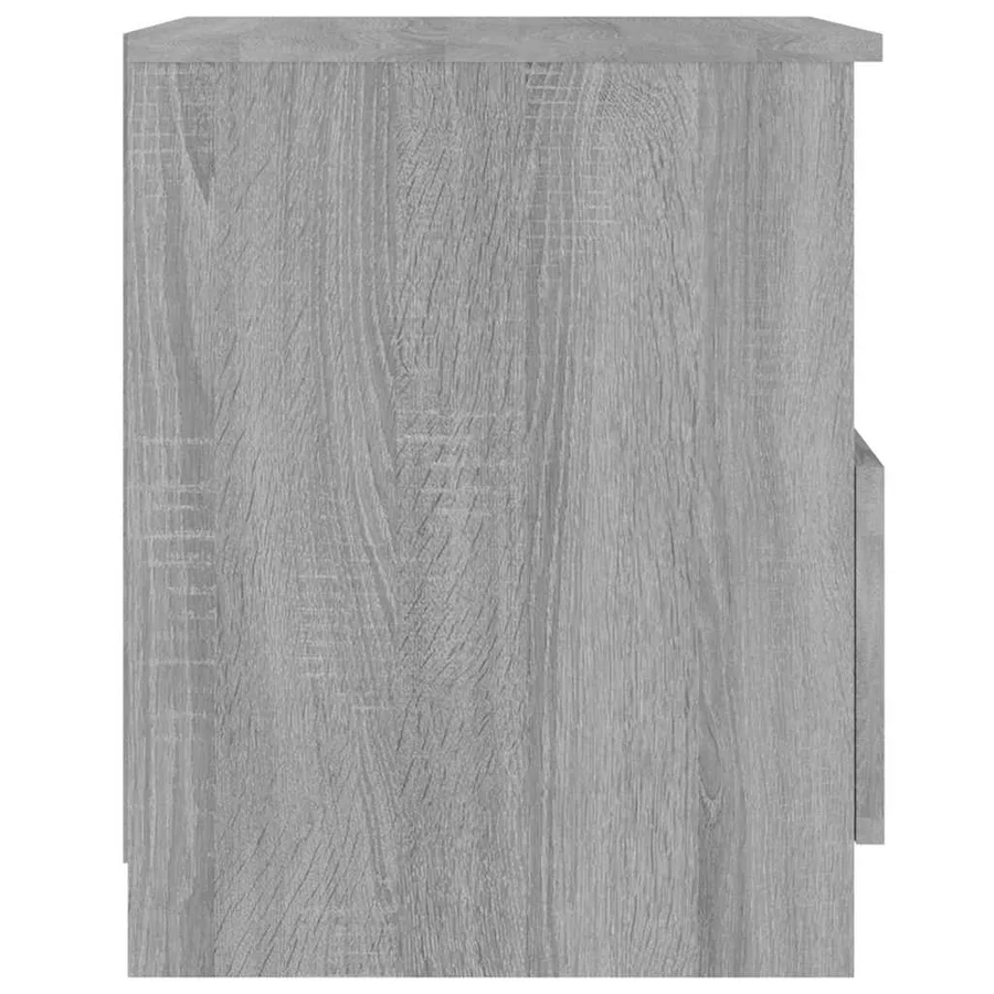 Tables de chevet 2 pcs sonoma gris 40x40x50cm bois d'ingénierie - 7