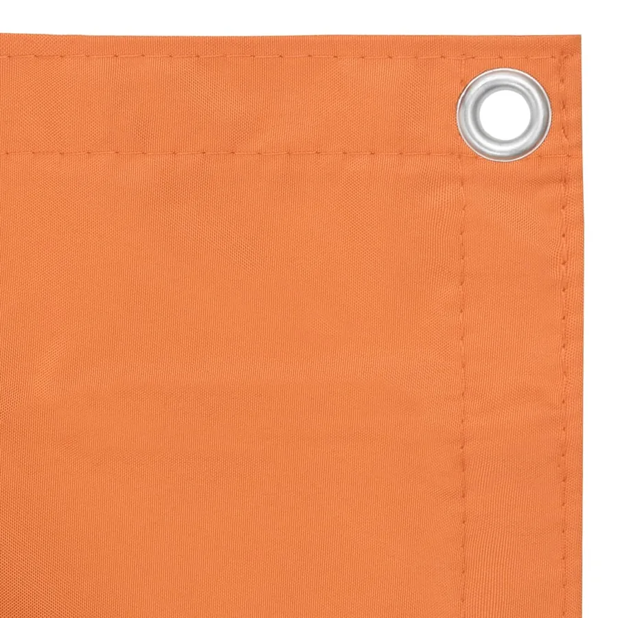 Écran de balcon Orange 90x400 cm Tissu Oxford - 2