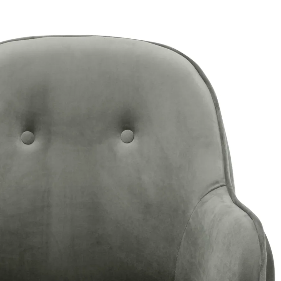Chaise à bascule Gris Velours - 6