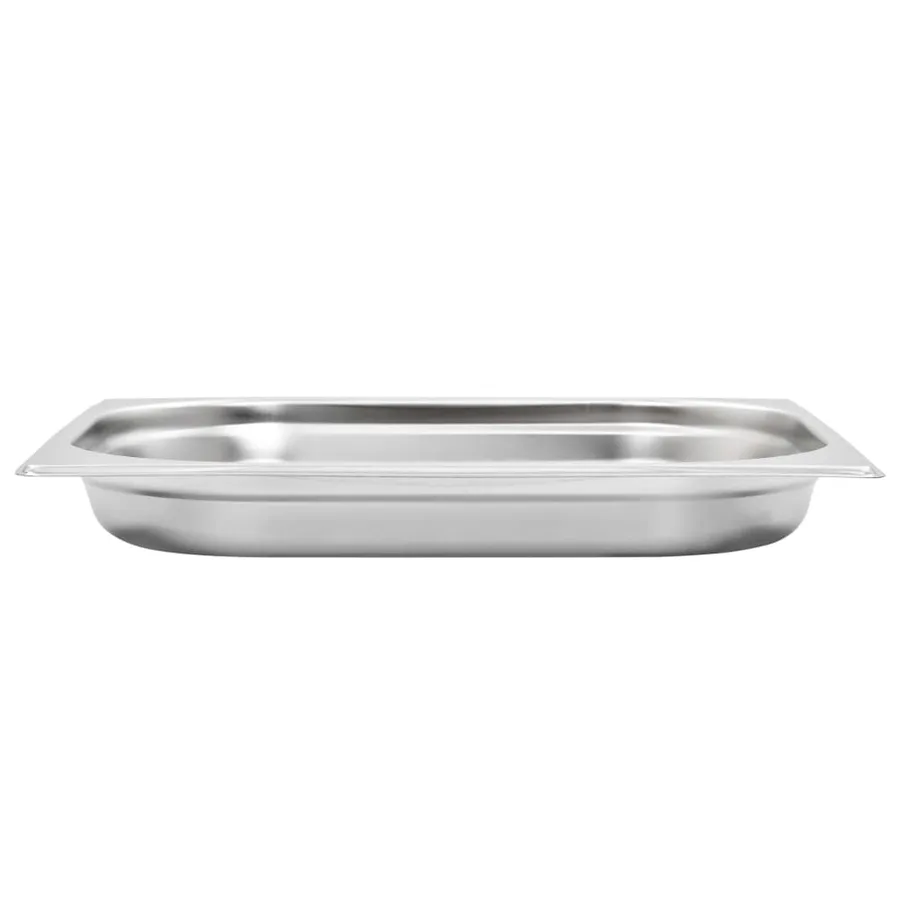 Récipients Gastronorm 8 pcs GN 1/2 40 mm Acier inoxydable - 6