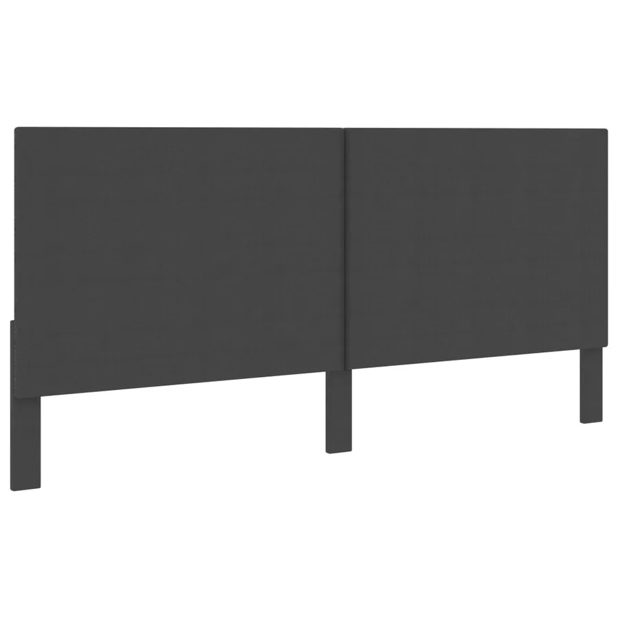 Tête de lit Gris foncé Tissu 200x200 cm - 2