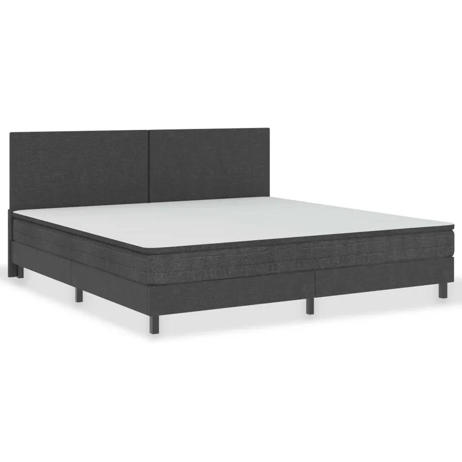 Tête de lit Gris foncé Tissu 200x200 cm - 3